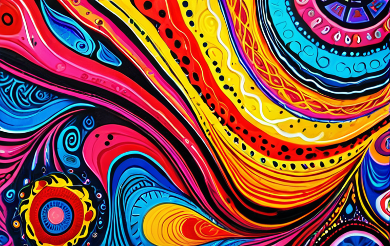 **Artistic Creation with AI**: "A vibrant and unique painting created by an AI, inspired by abstract concepts, showcasing bright colors and intricate patterns that evoke emotion."