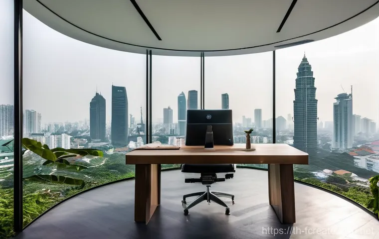 AI 창작 도구와 작가들의 갈등 - **Human creativity and connection thriving amidst technology in a Thai cafe:**
    "A group of three...